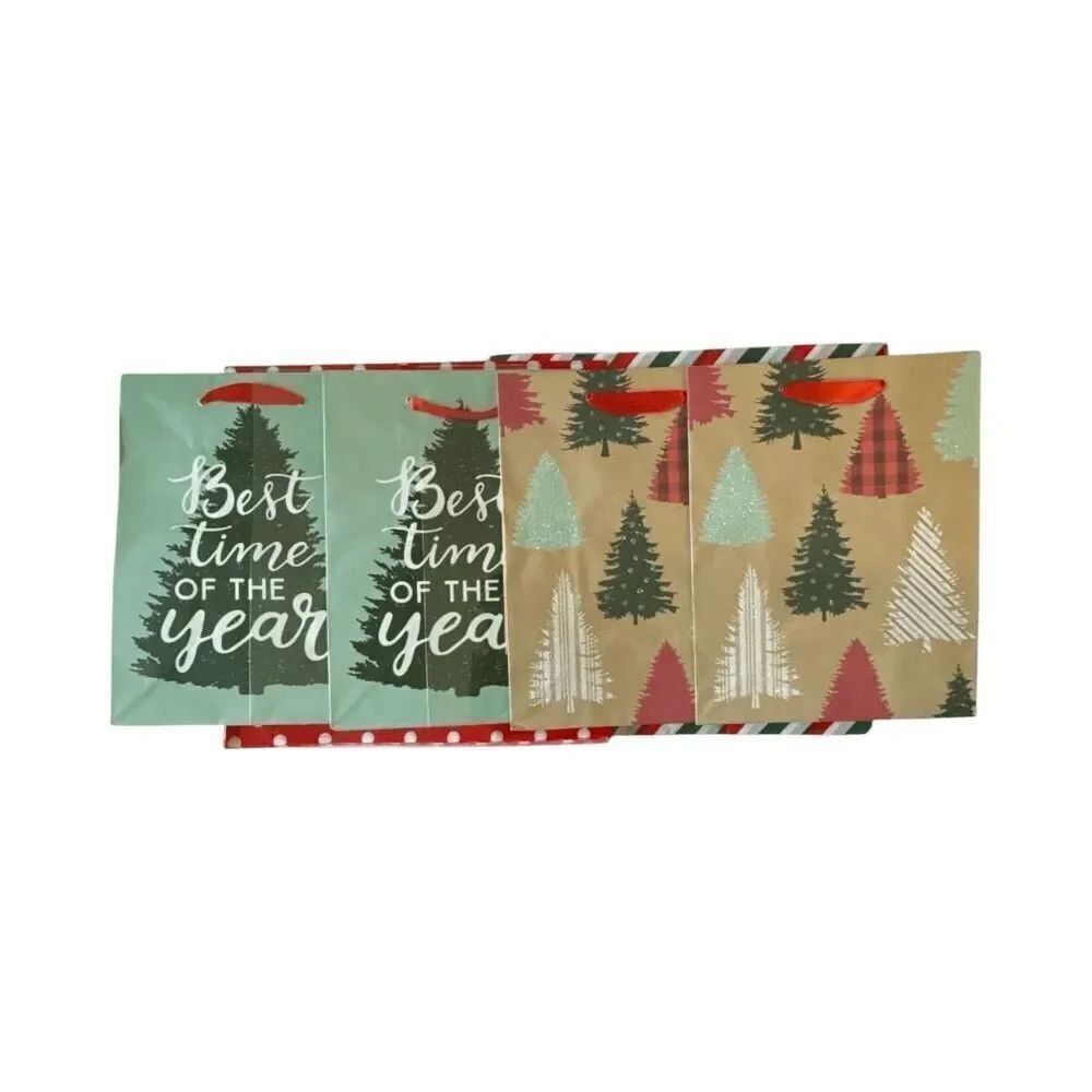 B3. Complete Christmas/Holiday Gift Bag Set- Set of 4